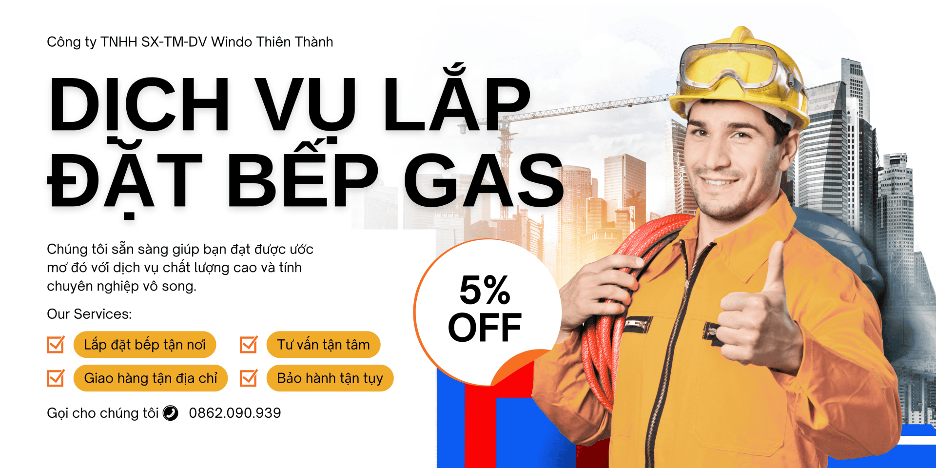lắp đặt bếp ga