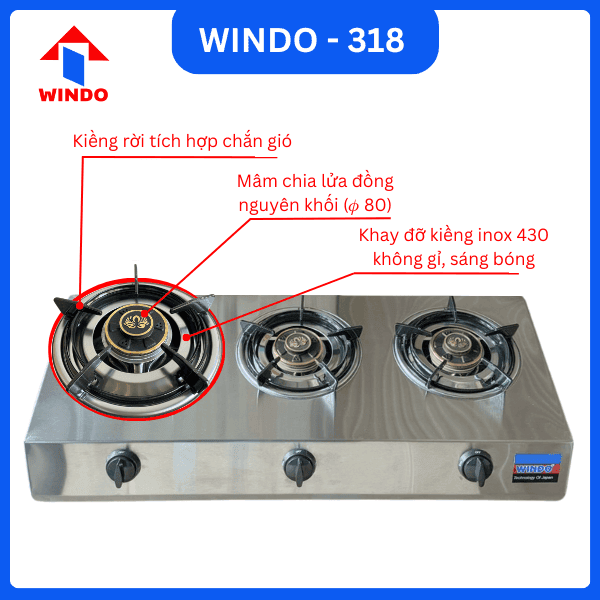 Đầu đốt đúc nguyên khối đồng cho chất lượng lửa cao