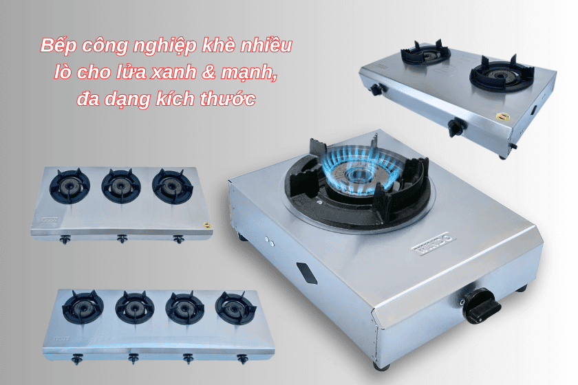 Bếp công nghiệp khè Windo