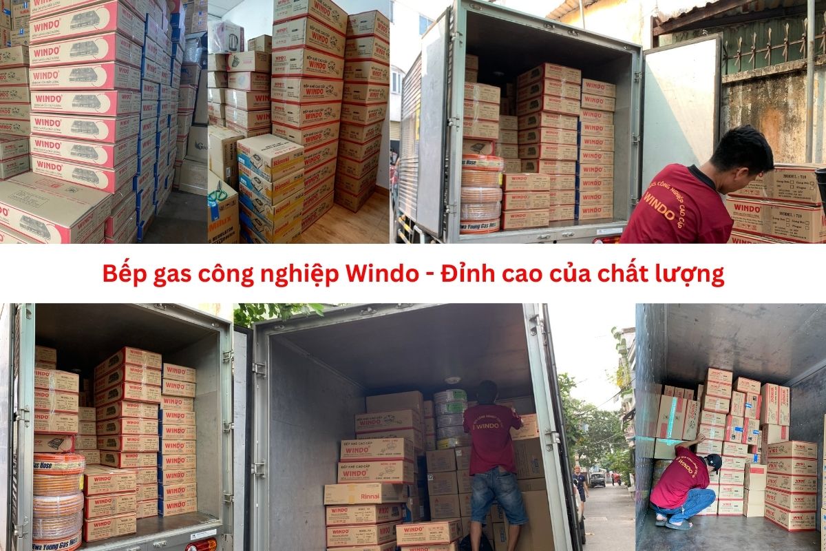 Bếp gas công nghiệp Windo - Đỉnh cao của chất lượng